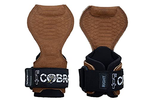 Image of Cobra Grips Weight Lifting Gloves with Adjustable Neoprene Padded Wrist Wraps - Heavy Duty Alternative to Power Lifting Hooks for Deadlifts