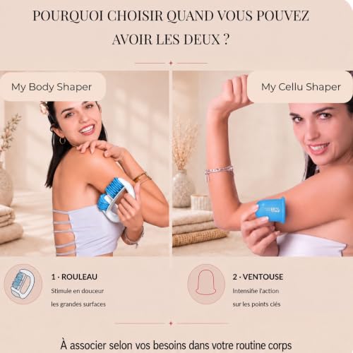 Stephanie Franck Beauty Kit Massage Anticellulite Bleu ciel – vue 3