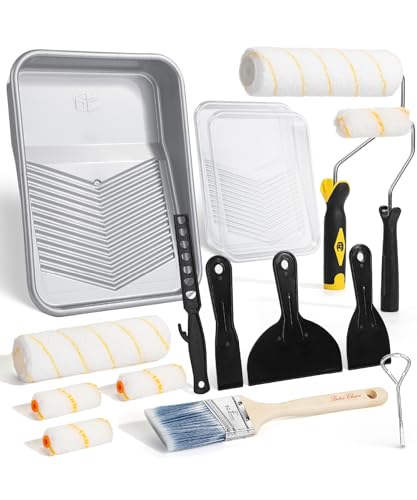 Bates 9 Inch Paint Roller Kit (17 pcs)