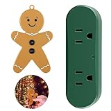 Enhon Wireless Remote Switch for Christmas Tree Lights, Gingerbread Man Wireless Remote for Christmas Tree Lighting Controller On Off Touch(1 Pack)