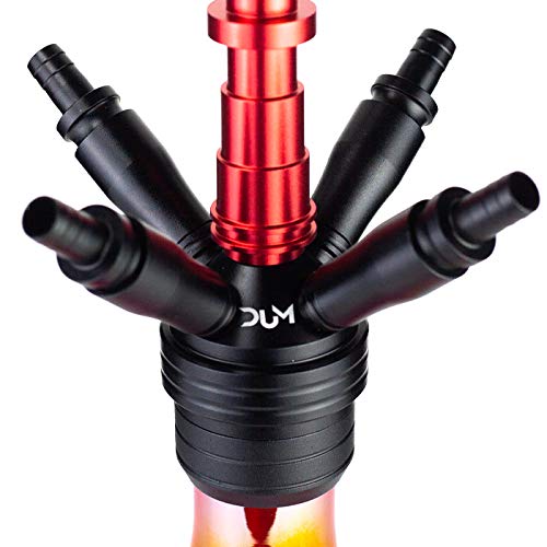 DUM Narguilé Magnum 2.0 Medium Red avec accessoires