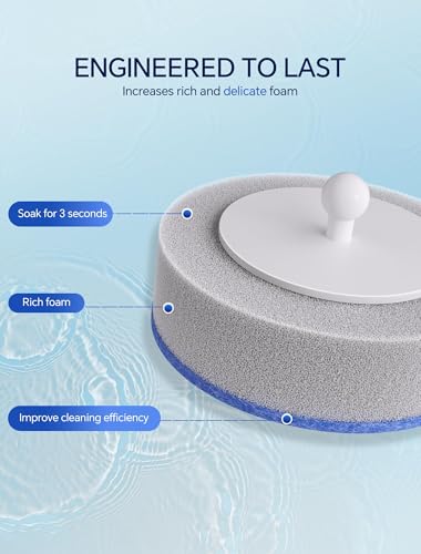 Image of Disposable Toilet Brush Wand, Wall Mounted Toilet Cleaner Kit with Holder, for Bathroom Cleaning (Toilet Brush + 12 Brush Heads)