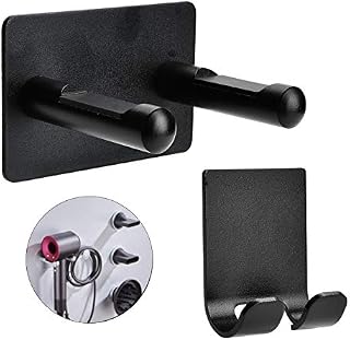 Yizhet Hair Dryer Holder for Dyson Hair Dryer Bracket Wall Mount Holder Aluminum Alloy with Plug Bracket for Dyson Supersonic