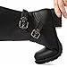 GLOBALWIN Women's Knee High Fashion Boots Black Boots for Women 8M