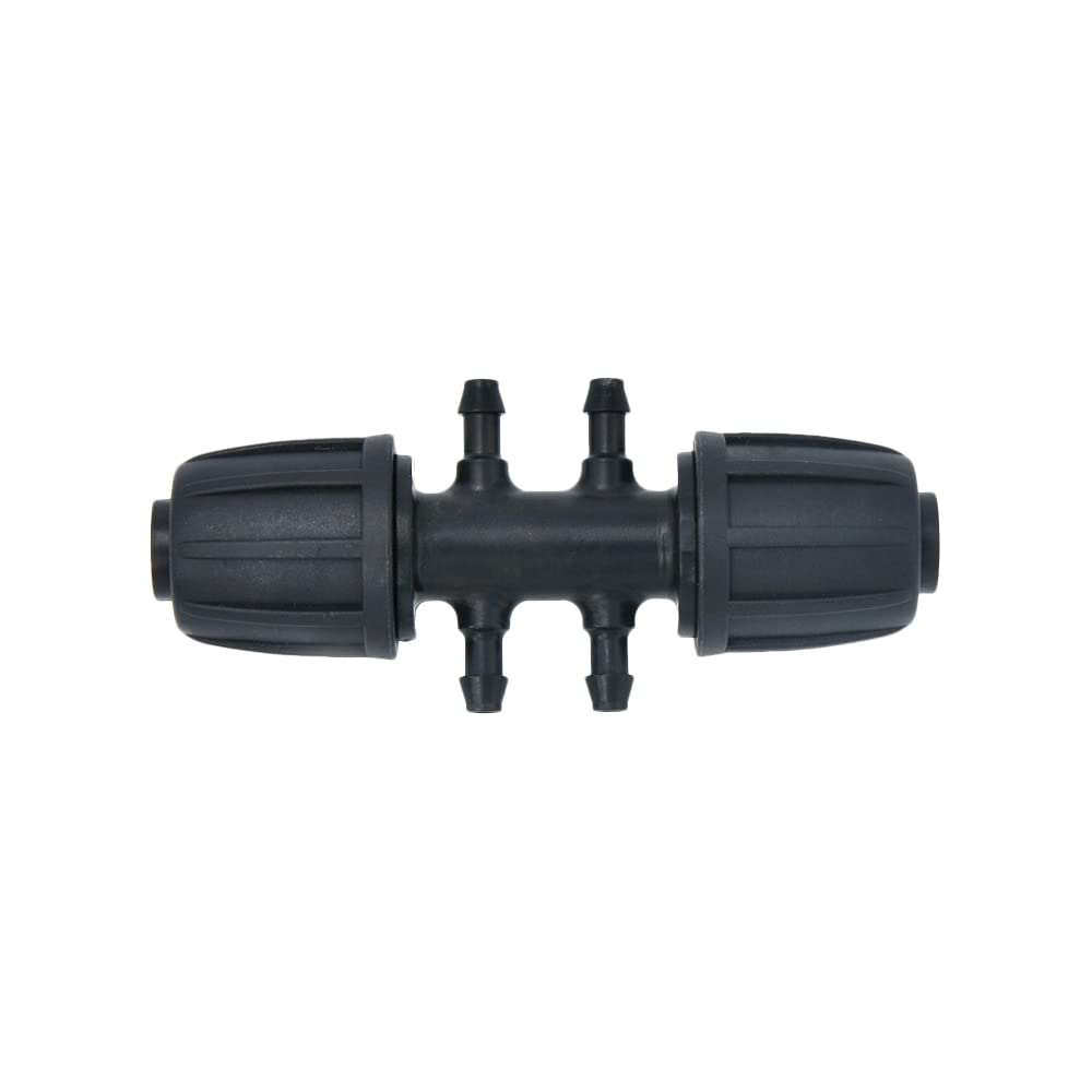 TopHomer Kit di irrigazione 104 pezzi, micro sistema di irrigazione a goccia da 40 m con ugello regolabile spruzzatore e gocciolatore automatico per serra, prato, patio, aiuola, piante da terrazza