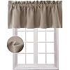 Hiasan Valance Curtains for Kitchen Blackout Thermal Insulated Solid Window Curtain Valance Camel 52 x 18 Inches 1 Panel