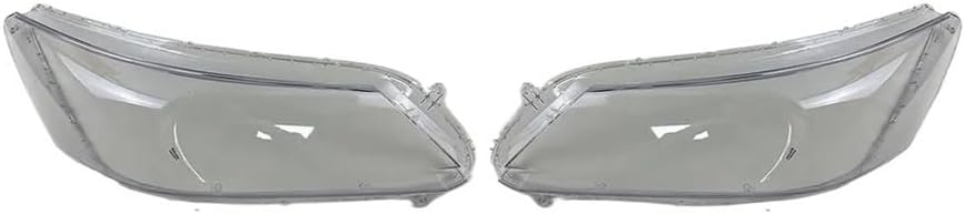 1 Pair Headlight Lens Covers Compatible for Honda Accord 9th Gen 2014 2015 Headlamp Shell Car Accessories(A piar)