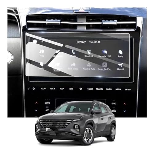 Film protection écran tactile Hyundai Tucson NX4 2022 2023 : double pack TPU transparent 10,25