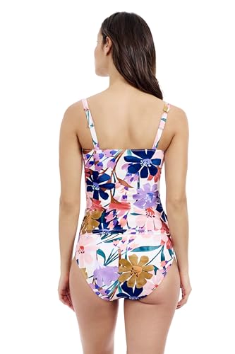 Profile by Gottex Melody Floral Print Women’s D Cup Tankini Top with Underwire and Fully Lined Swim Essential3