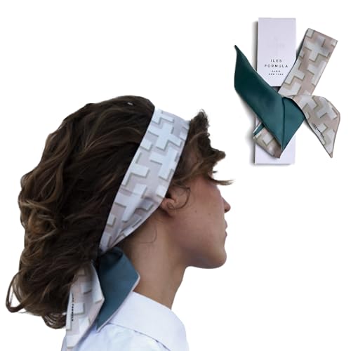 Élastiques cheveux soie Iles Formula façonnés main en France pour une élégance coiffure durable