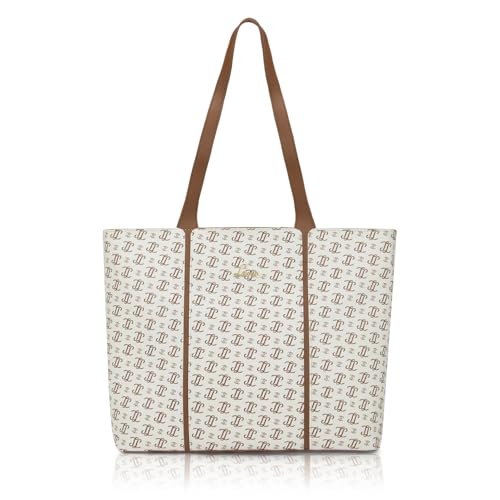 Image of Lavie Women's Mono LL Meghan Tote Bag for Women | Tote Handbag for Work | Ladies purse | Stylish Shoulder Bag | Gift for Women