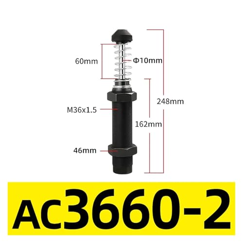 Amortiguador hidráulico de absorción progresiva para impactos AC3660 2