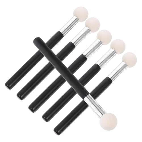 IWOWHERO 6pc Concealer Brush Set Makeup Brush Foundation Applicator Contour and Sponge for Cosmetics Perfect for Home or Store Use