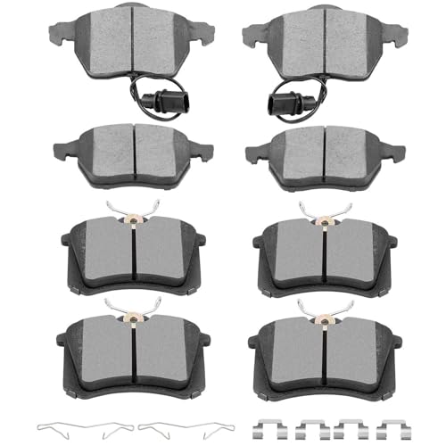 Image of SCITOO D340 D840 Front Rear Ceramic Brake Pads Sets Fit For Audi A4 1999-2005,For Audi A4 Quattro 1999-2005,For Audi A6 2000-2004,For Audi A6 Quattro 2000-2004,For Volkswagen For Passat 1990-2005