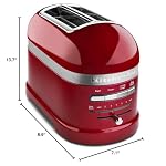 KitchenAid 2-Slice Pro Line Toaster, Extra Wide Slots, Candy Apple Red - Image 3