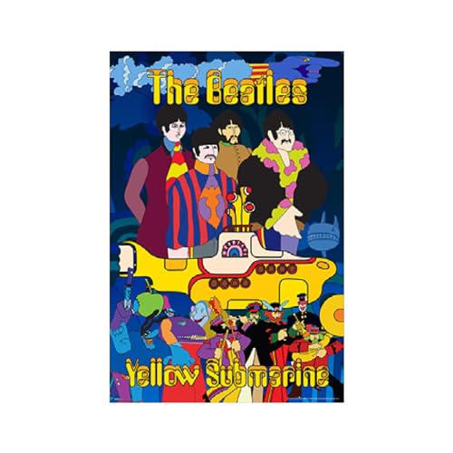 Pyramid America The Beatles Yellow Submarine Aquatic Poster – (24 x 36 Inch) Ideal for Bedroom Decor, Home Decor, Office Decor, Playroom Decor, Music Room Decor & Wall Decor - Les Beatles, Paul McCartney, John Lennon, RIngo Starr, George Harrison Pyramid America The Beatles Yellow Submarine Aquatic Poster - (24 x 36 Inch) Ideal for Bedroom Decor, Home Decor, Office Decor, Playroom Decor, Music Room Decor & Wall Decor