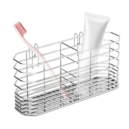 Cestello scolaposate in acciaio inox, da appendere, per forchette e posate, organizer drenabile per piani di lavoro da cucina da campeggio