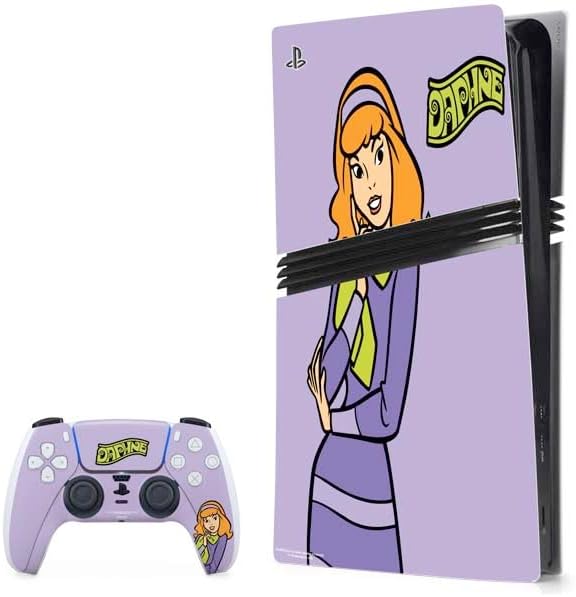 Skinit Decal Gaming Skin Compatible with PS5 Pro Bundle - Officially Licensed Scooby Doo Mystery Machine Van Design