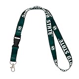 Desert Cactus Cal State Sacramento University Lanyard California Hornets Sac Car Keys ID Badge Holder Keychain Detachable Breakaway Snap Buckle (Green)