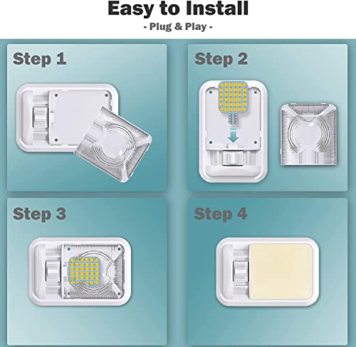 image for Xishwon 10PCS T10 921 922 912 194 RV Interior LED Light Bulbs, Super B