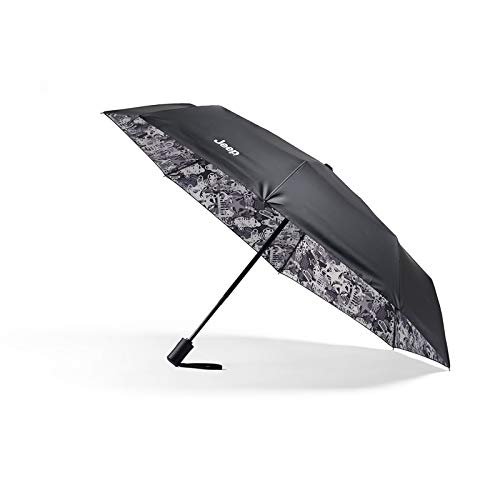 FCA paraguas plegable Jeep original negro 6002350858