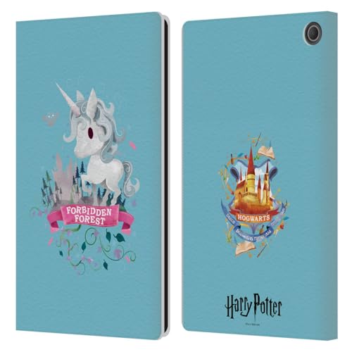 Harry Potter Licorne Deathly Hallows II Étui Portefeuille en Cuir Amazon Fire Max 11