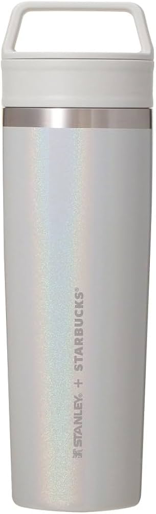 完売品 スターバックス ボトル スタンレー パールホワイト 591ml Amazon | スタバ ステンレスボトル スタンレー パールホワイト591ml