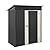 5x3 FT Outdoor Storage Shed, Metal Garden Shed with Lockable Door, Anti-Corrosion Tool Shed with Sloping Roof, for Backyard Patio Lawn