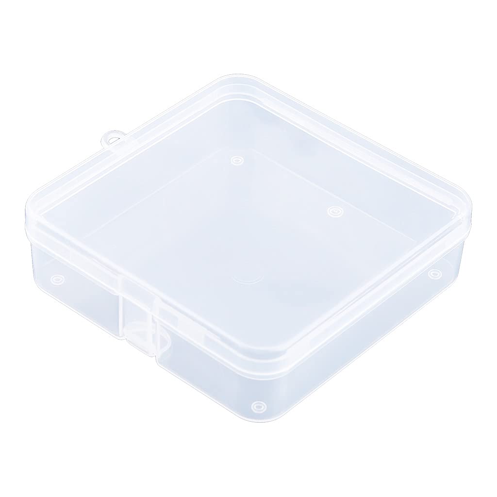 Nawwgy Portable Baby Infant Teether for Case Transparent Holder Pacifier Chain Storage Box Newborn Outdoor Travel Clear Travel Storage Box