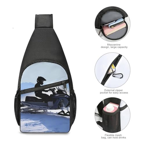 Bolso bandolera casual para senderismo y viaje unisex miniatura 5