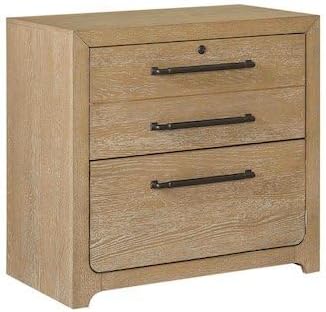 Modern Wooden Filing Piece with Drawers, Decorative Wooden File Unit for Home Office, Elegant 3 Drawer Storage Solution