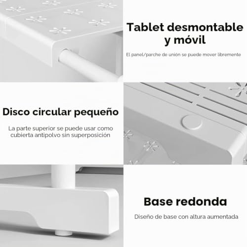 Organizador de armario ajustable que duplica el espacio de almacenaje en alacenas y baños cortos 5