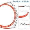 Leather Necklace Cord, 10 Pcs Mixed Color Rope Necklace for Women Adjustble Waxed Necklace String with Lobster Claw Clasp for Jewelry Making, Necklace, Bracelets, Beads, Pendants (2mm, 50cm) #2