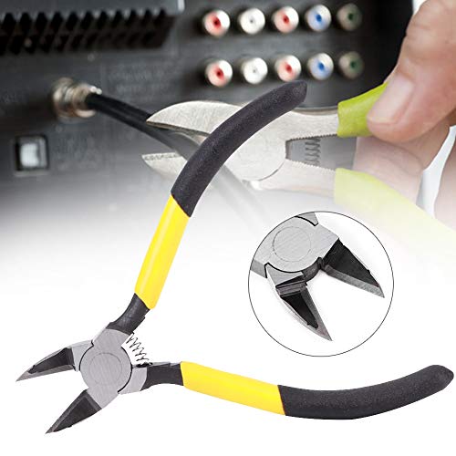 High‑Quality Strong Wire Cutter， Durable Flush Cutter Piler， Yellow + Black For Cutting Plastic Cut Soft Copper Wire Cutting Soft Iron Wir #TOP5