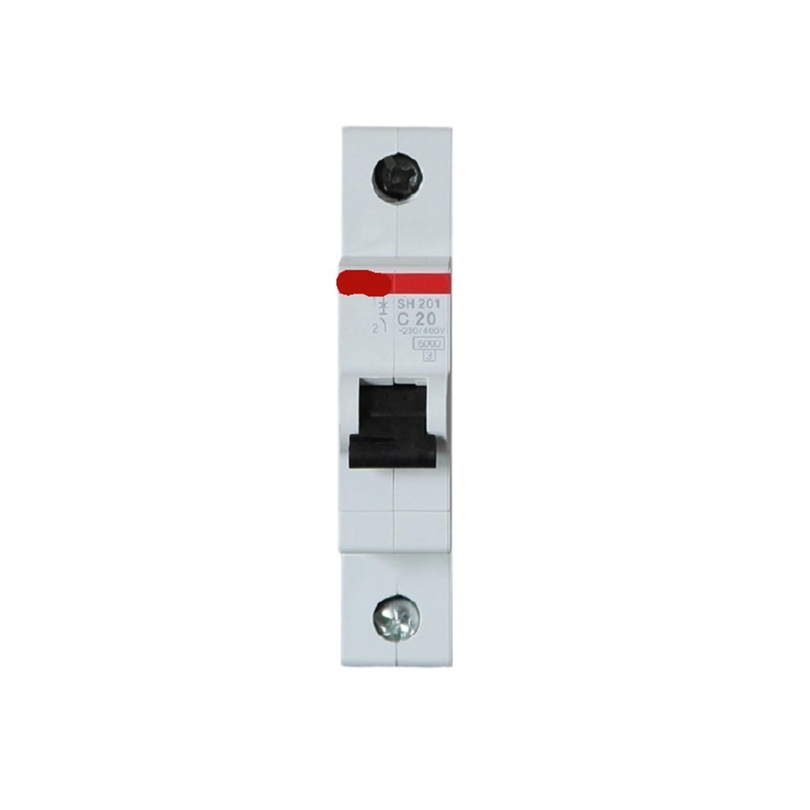 Disyuntor pequeño SH201 de alta resistencia estructural con curva Tipo C para cuadros de luz