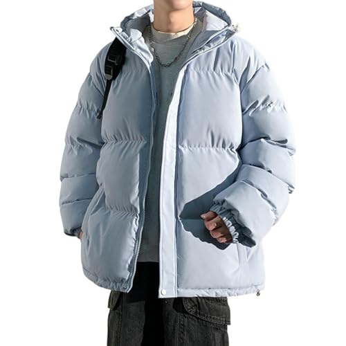 Parka d'hiver homme épaisse isolante thermique veste en duvet imperméable