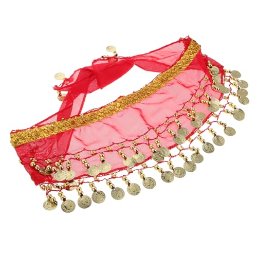 GALPADA Kids Hip Scarf Lightweight Decorative Hip Scarf for Dance Practice Adjustable Waist Belt Belly Dancer Outfit Accessory