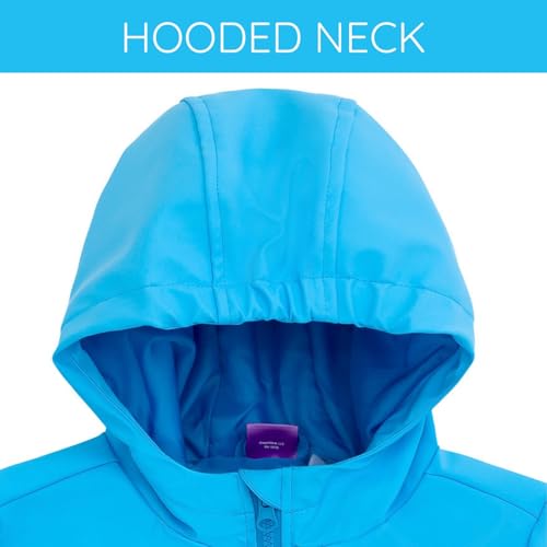 Image of Disney Girls' Hooded Zip-Up Rain Jacket Toddler to Big Kid