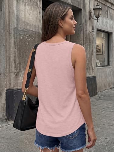 Image of AUTOMET Women's Square Neck Tank Top | Soft Lightweight Sleeveless Shirt, Loose Fit Flowy Summer Basic for Layering, Casual & Workout