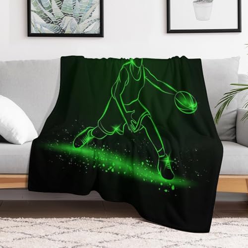 Couverture basket-ball plaid doudou lit sofa couverture peluche