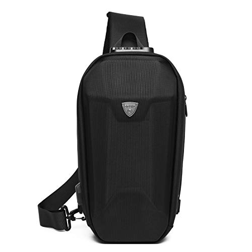 Sac de poitrine avec port USB pour recharger son téléphone en marchant sans ouvrir son sac