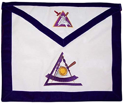 Tablier York Rite réversible double face taille unique pour officier PHP PIM - 4
