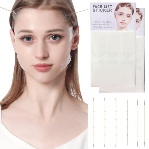 Risultati duraturi：Face lifting adesivi sono adatti a qualsiasi fascia d'età. Il cerotto lifting è adatto sia per gli uomini che per le donne e può essere utilizzato per varie occasioni come matrimoni, lavoro, feste, styling, fotografia e così via. Facile da usare e da indossare, l'effetto dura tutto il giorno e ti fa sembrare più attraente!