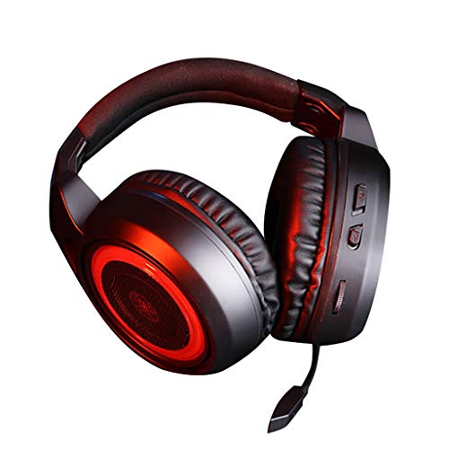 Preisvergleich Produktbild Nourich GameDAC Gaming Headset + Audioverstärker, PS4- und PC-zertifiziertes hochauflösendes Audiosystem, Huhn Essen, FPS-Spiele für PS4 / PC / Switch / OW / APEX