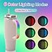 6 Colors LED Light-Up Tumbler Handle for Stanley 40oz/30oz Cups | Rechargeable Waterproof Handle Accessory For Outdoor, Camping,Parties,Home | Gift for Stanley Cup Lovers