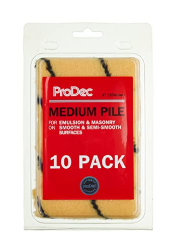 ProDec PRRE040 Medium Pile Rollers, Red, 4-Inch, Set of 10 Pieces Tiger Mini-Roller, mittelhoher Flor, rot, 10 Stück (Packung mit 2) – Ansicht 2