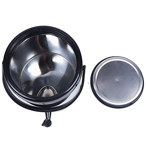 Dispensador de bebidas aislado de acero inoxidable con grifo, termo ideal para bebidas frías y calientes para café, té, jugo, leche y cerveza, perfecto para fiestas y catering