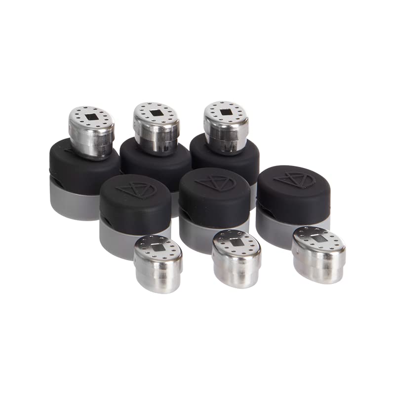 DAVINCI | MIQRO Series Dosing Capsules - 6 dosettes en acier inoxydable pour les vaporisateurs DaVinci MIQRO