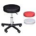 HOMCOM Tabouret massage a roulettes reglable en hauteur pivotant avec trois couleurs de housse de protection