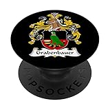 Grabenbauer Wappen - Familienwappen PopSockets mit austauschbarem PopGrip